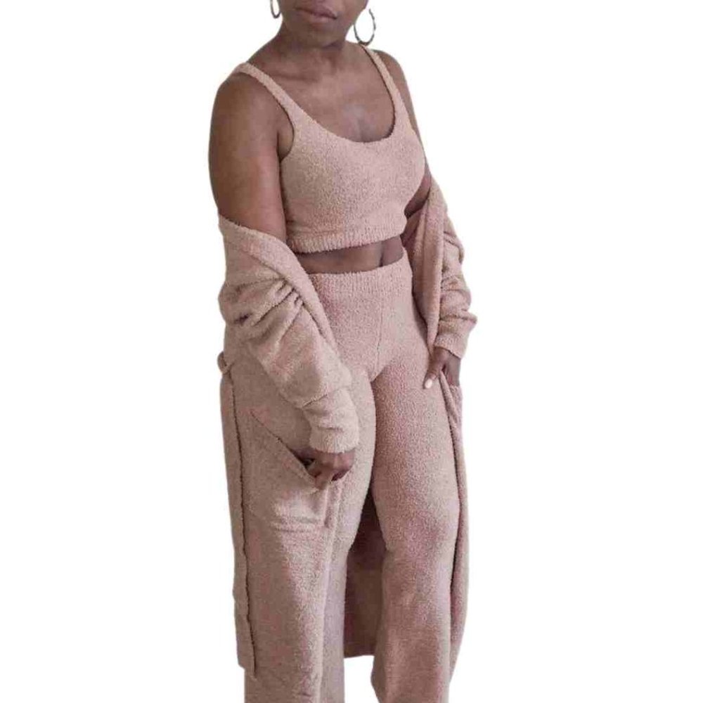 NWT: 3-Piece Teddy Cozy Set